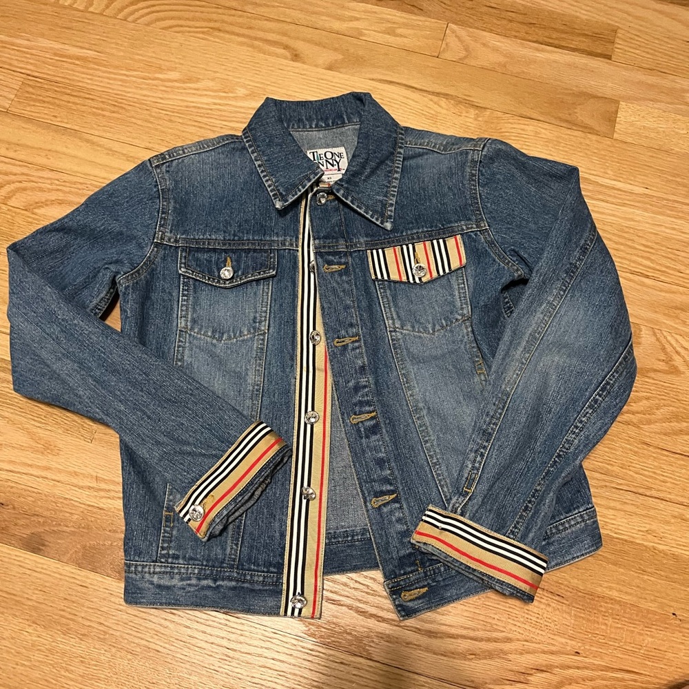 Tie one on Jean jacket